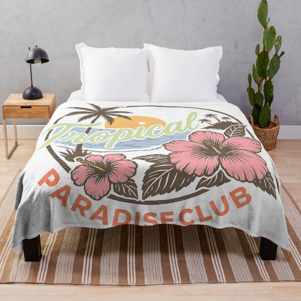 Item preview, Tropical Paradise Club Retro Design - Vintage Beach Sunset Aesthetic Summer Graphic designed and sold by KymeraStudio25.