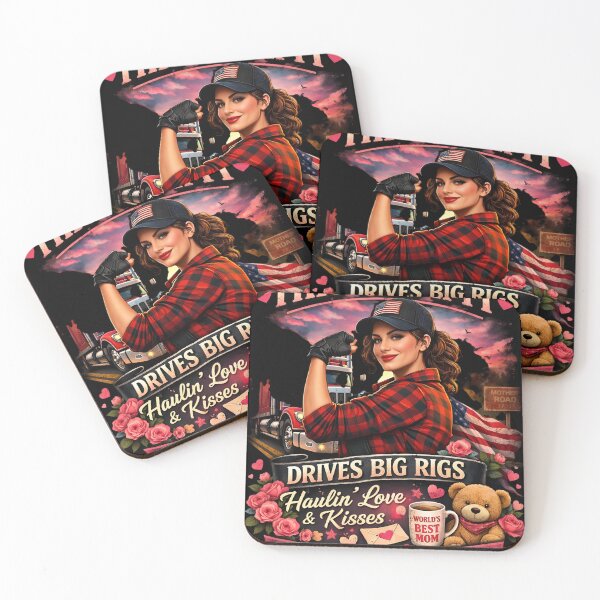 Item preview, This Mommy Drives Big Rigs Shirt, Happy Mothers Day Haulin Love Tee, Strong Trucker Mom Gift, Female Driver Graphic Tshirt, Big Rig Mama designed and sold by TruckerGiftCo.