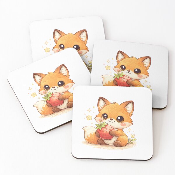 Item preview, Fox with strawberry designed and sold by Savnyy.