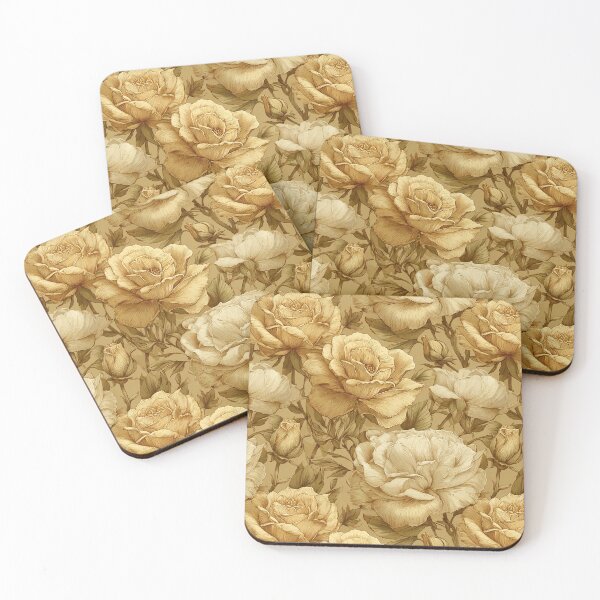 Item preview, Exotic Rose Print - Vintage Flower Pattern  - Valentine'S Day Gifts designed and sold by RoyalStarsPatts.