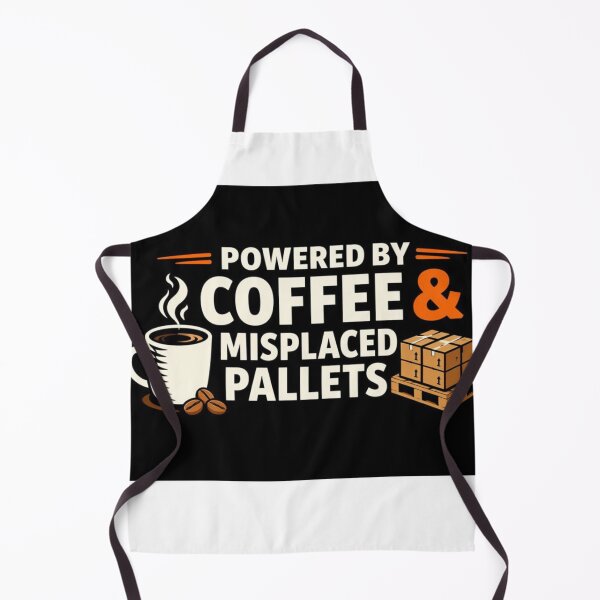 Item preview, Powered By Coffee And Misplaced Pallets Funny Warehouse T-Shirt | Logistics Humor designed and sold by KeeganDykes.