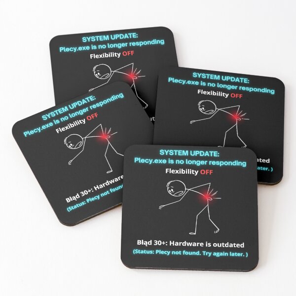 Item preview, Black System Update Plecy EXE - Funny Polinglish Back Pain Humor Gift 30 Plus designed and sold by VibePolinglish.
