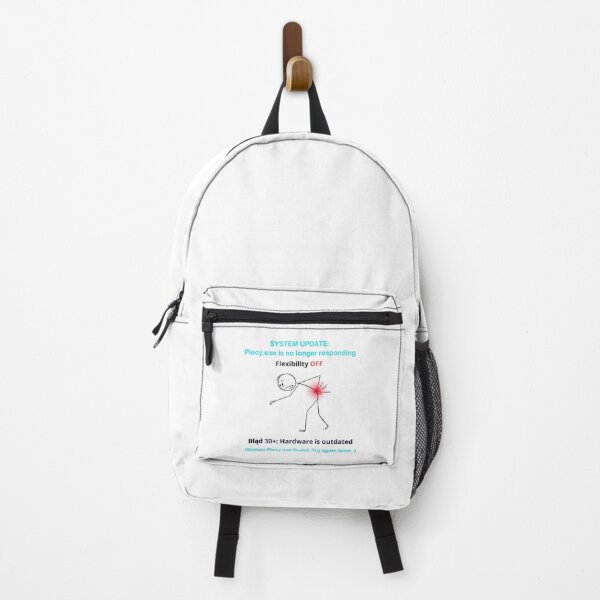 Item preview, White System Update Plecy EXE - Funny Polinglish Back Pain Humor Gift 30 Plus designed and sold by VibePolinglish.
