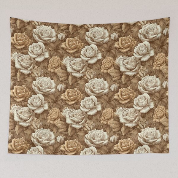 Item preview, Charming Rose Flower  - Botanical Garden Pattern  - Wedding Gift Ideas designed and sold by RoyalStarsPatts.