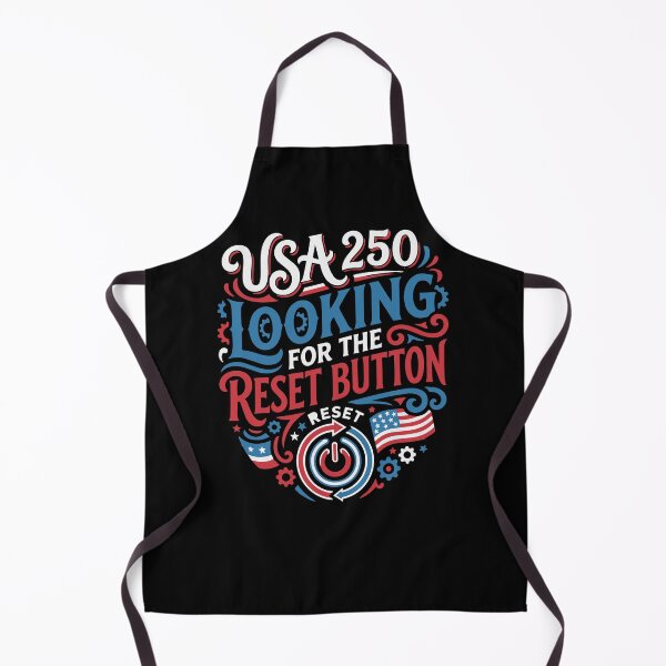 Item preview, USA 250 Reset Button American Patriotic Design designed and sold by AntiqueImages.