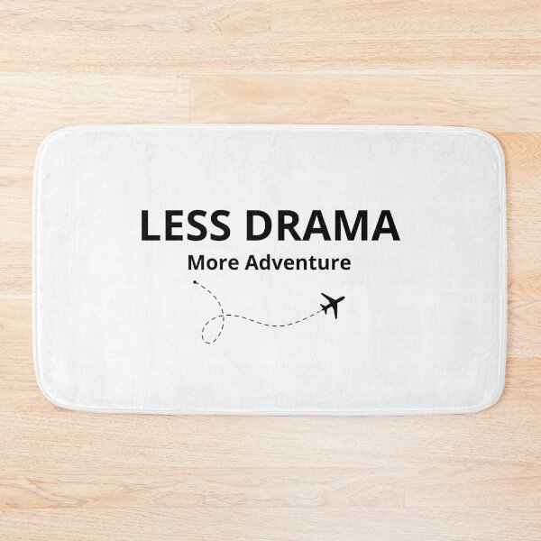 Item preview, Less Drama More Adventures – Travel Quote Minimalist Design designed and sold by FreshLineArts.