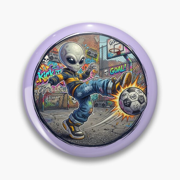 Item preview, Fútbol callejero, habilidad alienígena, estrella del fútbol designed and sold by Sunkhung.