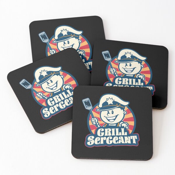 Item preview, Grill Sergeant – USA BBQ Humor designed and sold by KapiPrint.
