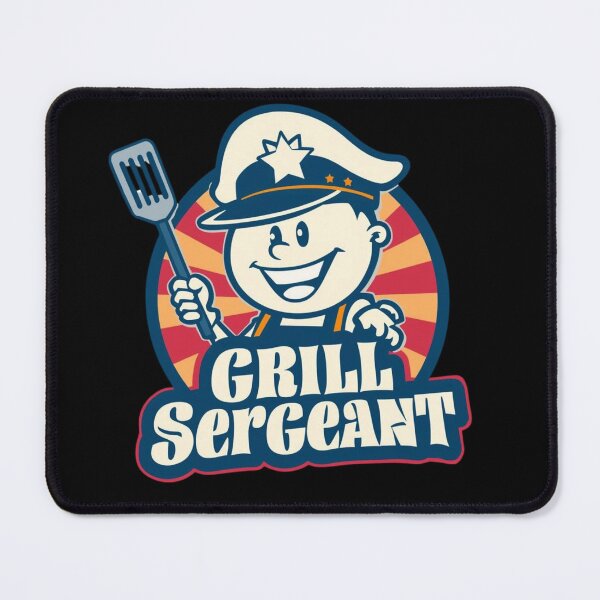 Item preview, Grill Sergeant – USA BBQ Humor designed and sold by KapiPrint.