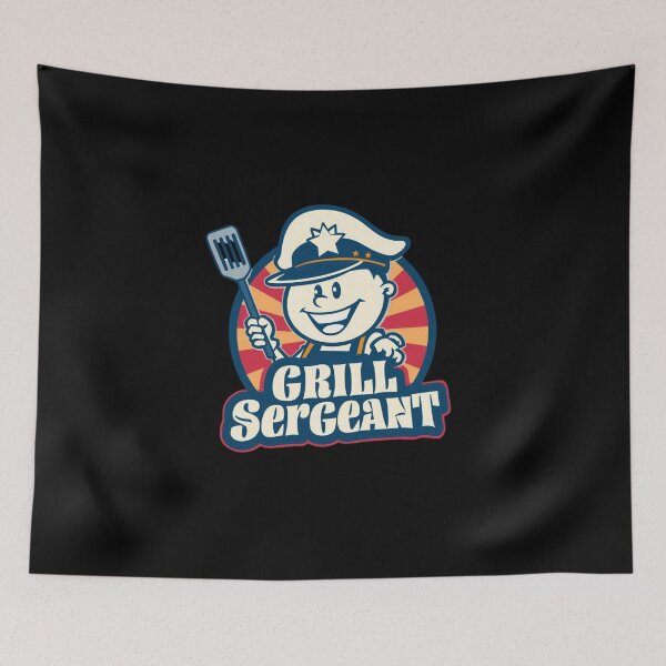 Item preview, Grill Sergeant – USA BBQ Humor designed and sold by KapiPrint.