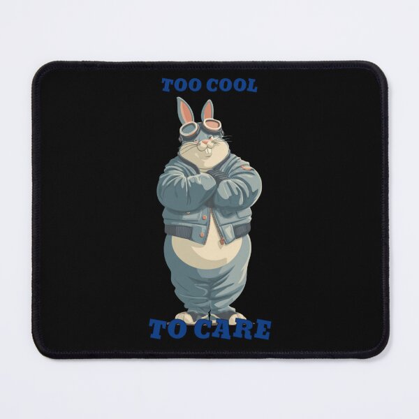 Item preview, Funny Rabbit Meme Humor Collection – Too Cool To Care Bunny Meme Design designed and sold by MiraLumeStudio.