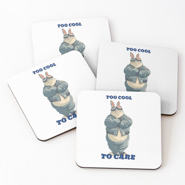 Item preview, Funny Rabbit Meme Humor Collection – Too Cool To Care Bunny Meme Design designed and sold by MiraLumeStudio.