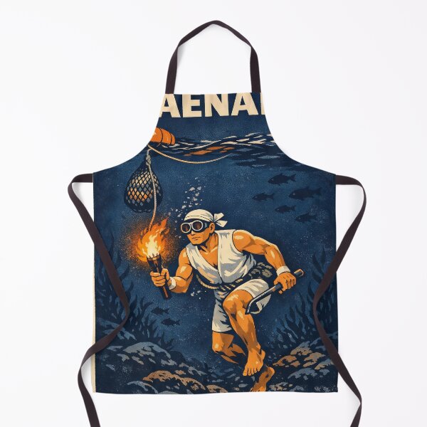 Item preview, Korea Haenam Vintage Travel Poster - 1960s Retro Diving designed and sold by KOREA-HAENAM.