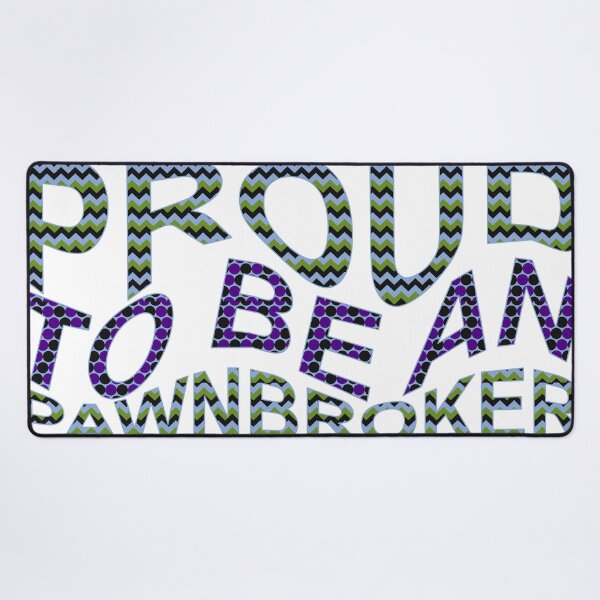 Item preview, Proud To Be An Pawnbroker Wavy Text designed and sold by TheIconSmith.