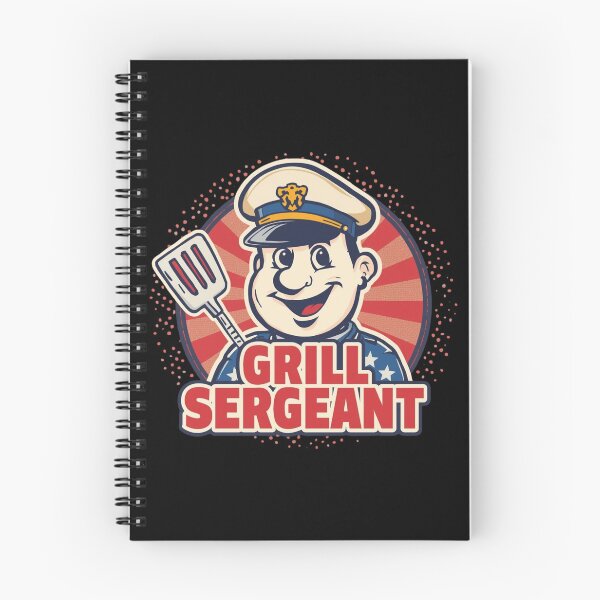 Item preview, Grill Sergeant – USA BBQ Humor designed and sold by KapiPrint.