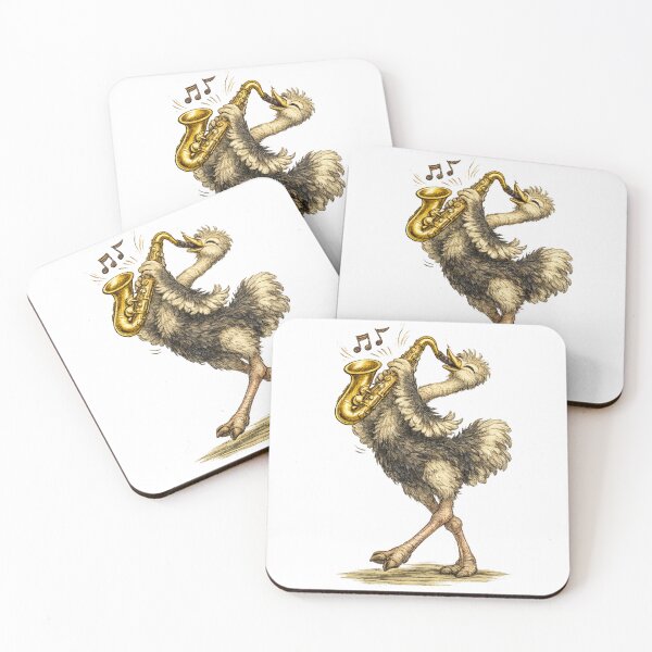 Item preview, Jazz Ostrich Saxophonist designed and sold by photoparadise22.