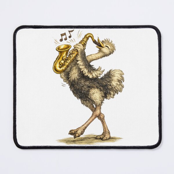 Item preview, Jazz Ostrich Saxophonist designed and sold by photoparadise22.