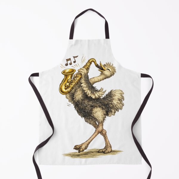 Item preview, Jazz Ostrich Saxophonist designed and sold by photoparadise22.