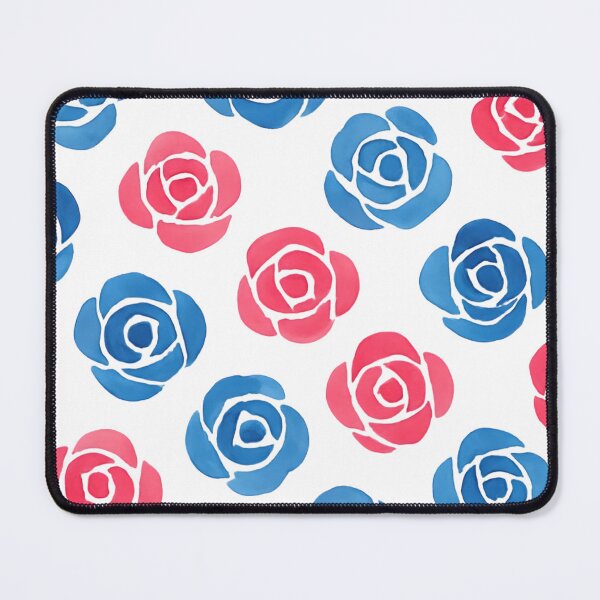 Item preview, Pink and blue roses designed and sold by uunaa.