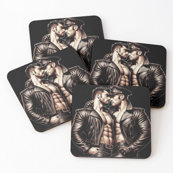 Item preview, Fantasía de citas con papás gays – Sin aliento – Tributo al hombre de cuero de Tom of Finland Leder Pride designed and sold by ItsAKinkThing.