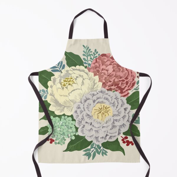 Item preview, vintage peony bouquet flower illustrate designed and sold by storieslanguage.