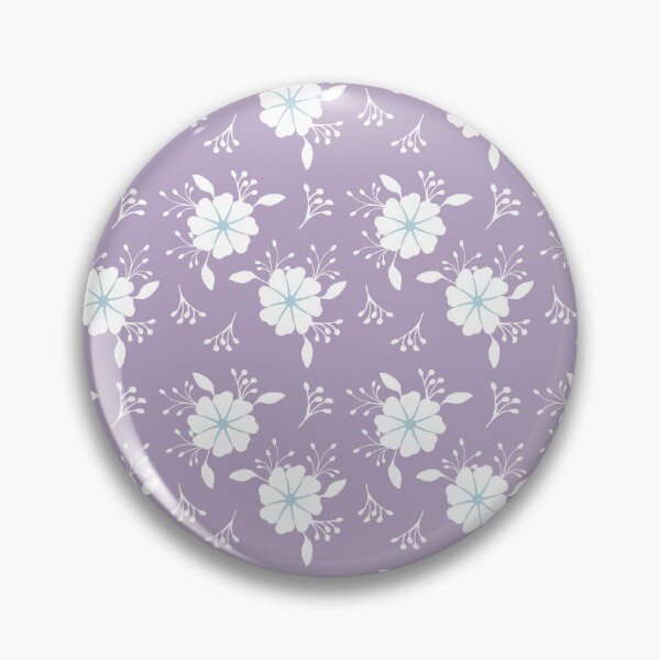 Item preview, Lavender Dreams White Floral Bouquet Pattern designed and sold by Artsy Corner.