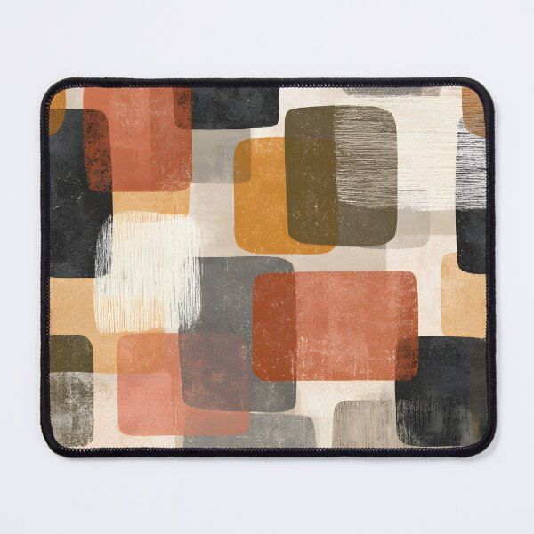 Item preview, Earthtone Grid designed and sold by Hashola Designs.