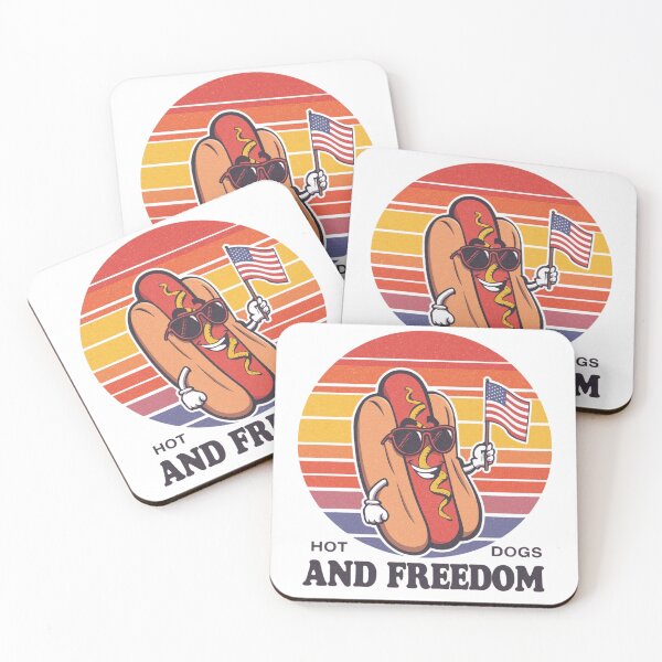 Item preview, Hot Dogs And Freedom – Classic USA designed and sold by KapiPrint.