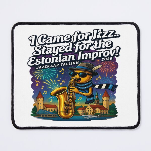Item preview, Tallinn Jazz Festival T-Shirt – Funny “I Came for Jazz Stayed for Improv” Design | Estonia Music Lover Graphic Tee | Jazzkaar 2026 Street Art Style designed and sold by Sushikidsntod.