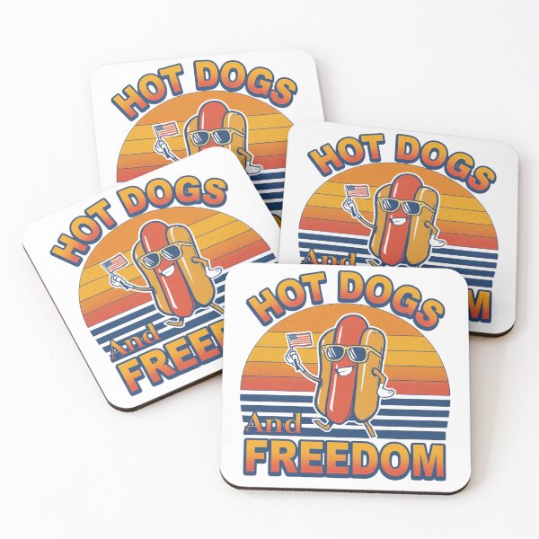 Item preview, Hot Dogs And Freedom – Classic USA designed and sold by KapiPrint.