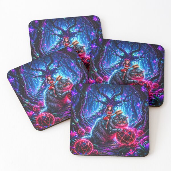Item preview, The Guardian of the Neon Grove designed and sold by MagicMood Creations.