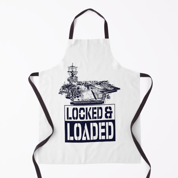 Item preview, Locked and Loaded; USA; Navy; designed and sold by StickerApe.