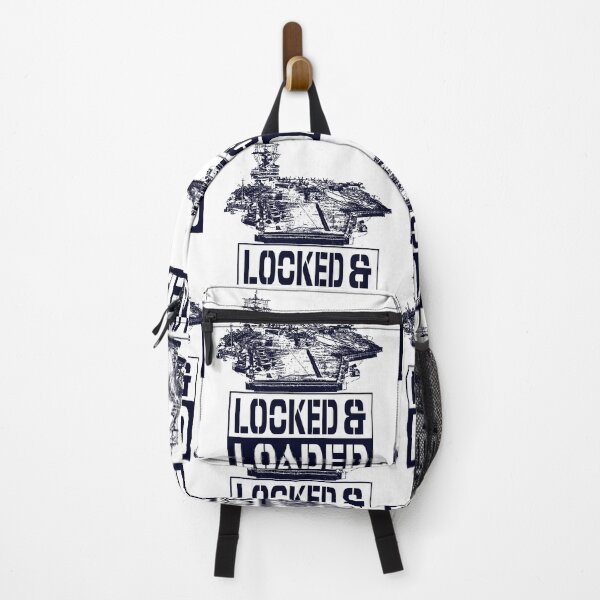 Item preview, Locked and Loaded; USA; Navy; designed and sold by StickerApe.