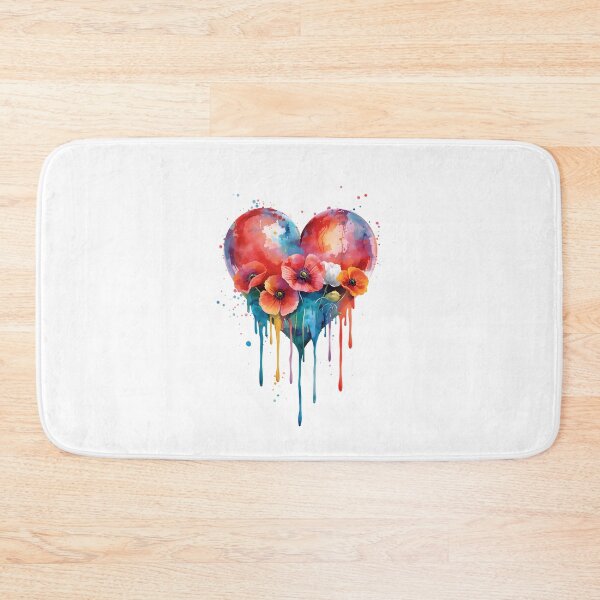 Item preview,  Broken heart and poppies designed and sold by uunaa.