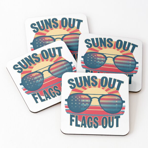Item preview, Suns Out Flags Out – Funny USA Summer designed and sold by KapiPrint.