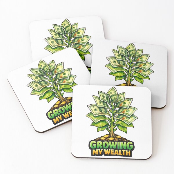 Item preview, Growing My Wealth - Money Tree Abundance Manifestation designed and sold by Fun-T-Shirts.