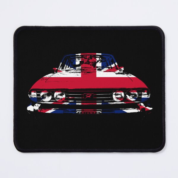 Item preview, Triumph Stag 1970s British classic car Union Jack flag designed and sold by soitwouldseem.