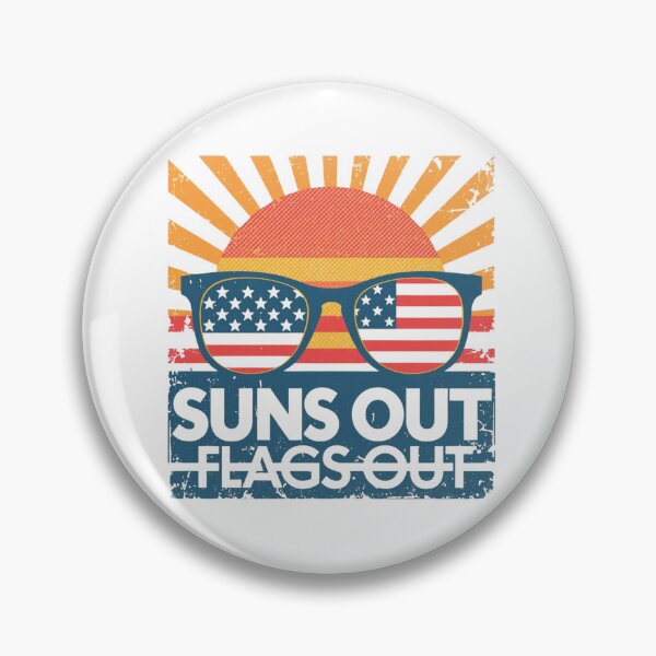 Item preview, Suns Out Flags Out – Funny USA Summer designed and sold by KapiPrint.