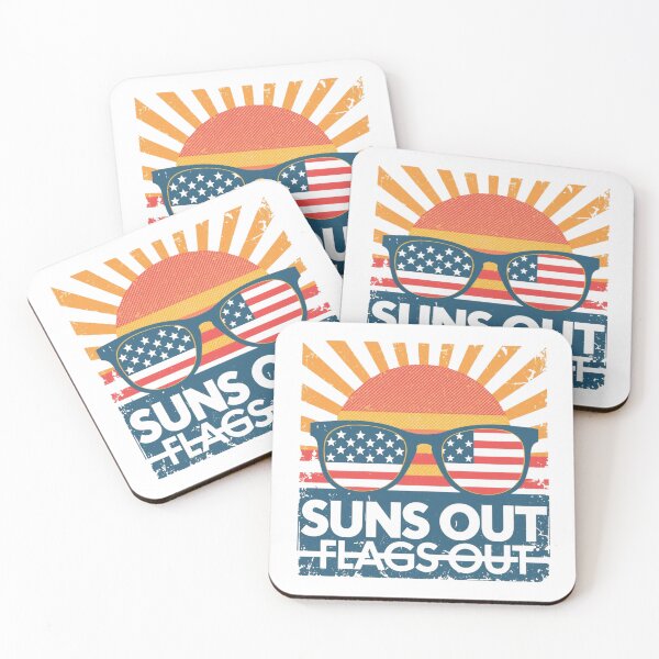 Item preview, Suns Out Flags Out – Funny USA Summer designed and sold by KapiPrint.