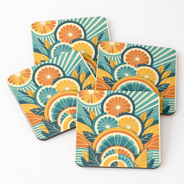 Item preview, Bold Citrus Slice Illustration designed and sold by InkSmithery.