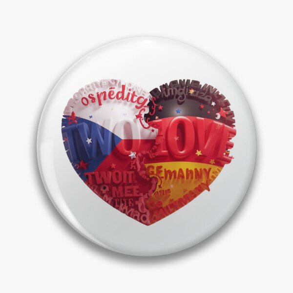 Item preview, Love connects countries - Czech German designed and sold by Spirit75.