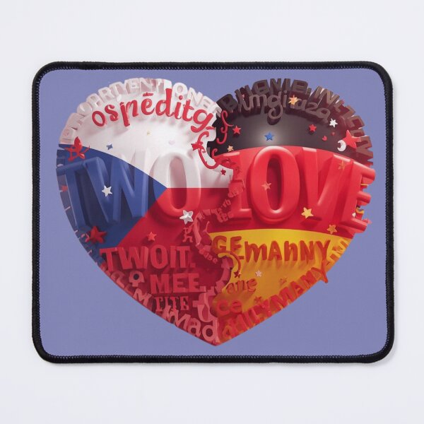Item preview, Love connects countries - Czech German designed and sold by Spirit75.
