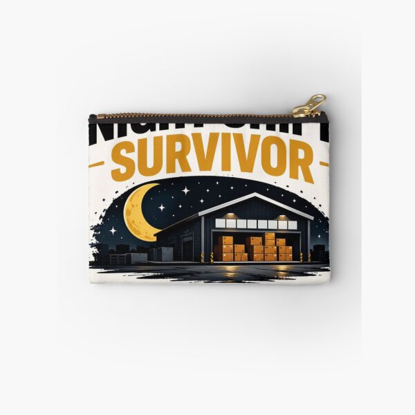 Item preview, Night Shift Survivor T-Shirt | Funny Warehouse Worker Night Shift Humor designed and sold by KeeganDykes.