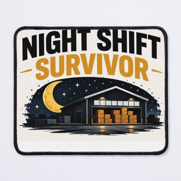 Item preview, Night Shift Survivor T-Shirt | Funny Warehouse Worker Night Shift Humor designed and sold by KeeganDykes.