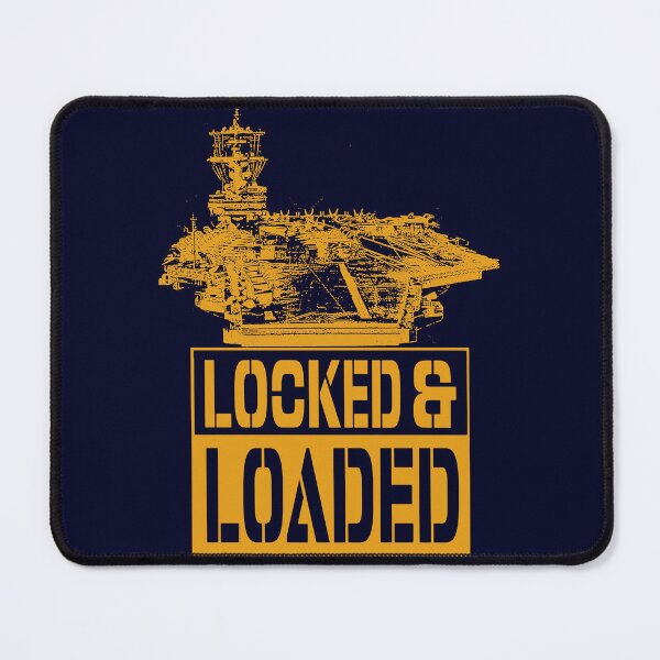 Item preview,  Locked and Loaded; USA; Navy; designed and sold by StickerApe.