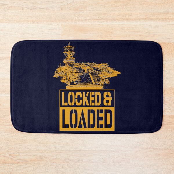 Item preview,  Locked and Loaded; USA; Navy; designed and sold by StickerApe.