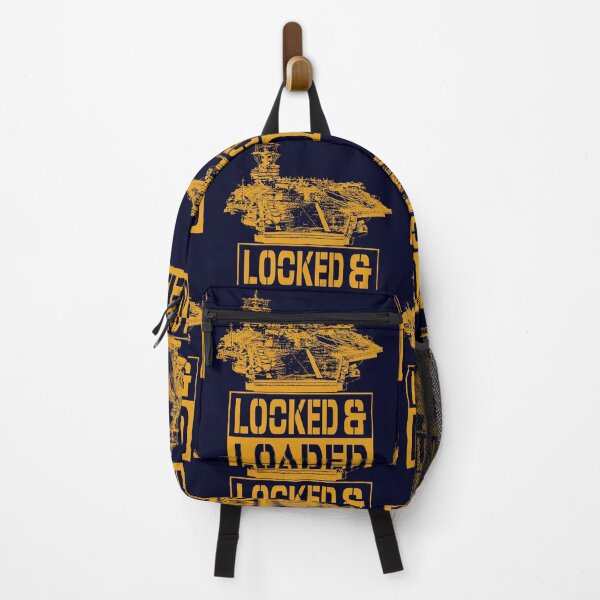 Item preview, Locked and Loaded; USA; Navy; designed and sold by StickerApe.