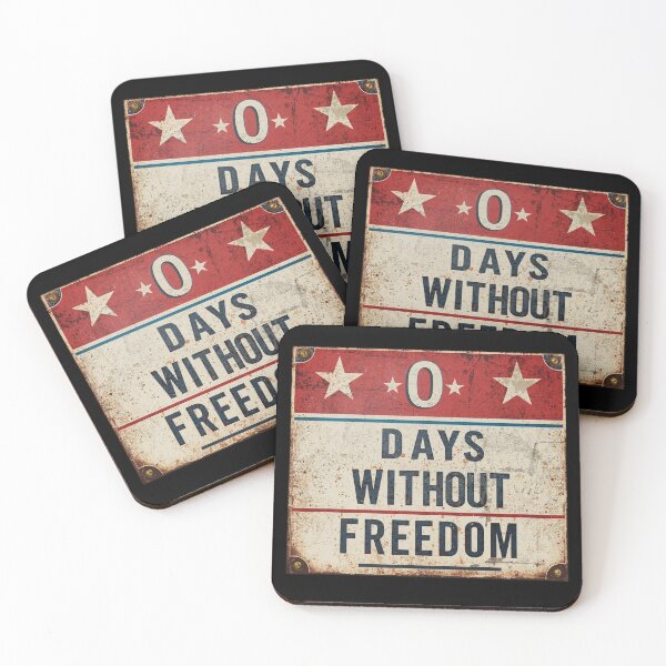 Item preview, Zero Days Without Freedom – USA Meme designed and sold by KapiPrint.