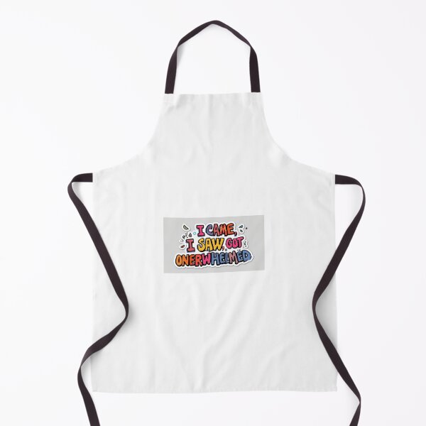 Item preview, I Came I Saw I Got Overwhelmed Funny Gen Z Meme Sticker designed and sold by VNyA.