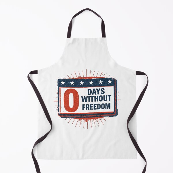 Item preview, Zero Days Without Freedom – USA Meme designed and sold by KapiPrint.
